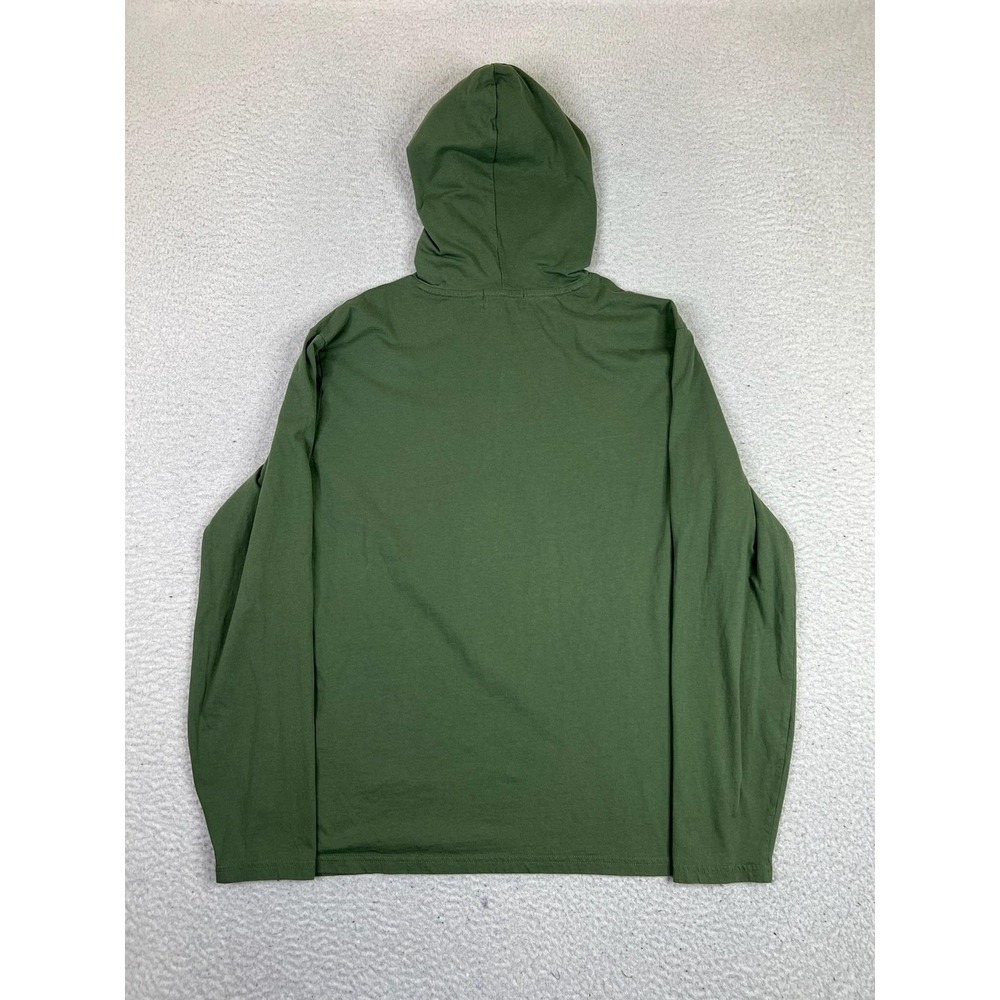 Polo Ralph Lauren Hoodie Pullover Mens Medium Green POLO Graphic Lightweight - Picture 2 of 9